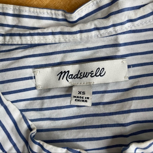 Madewell Lakeside Peplum Stripe Shirt - Picture 4 of 9